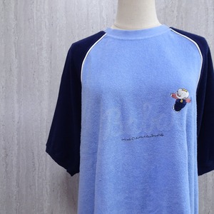 90s 可愛いゾウの刺繍入り着心地最高T