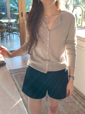 (予約) ounce / Low Silky cardigan
