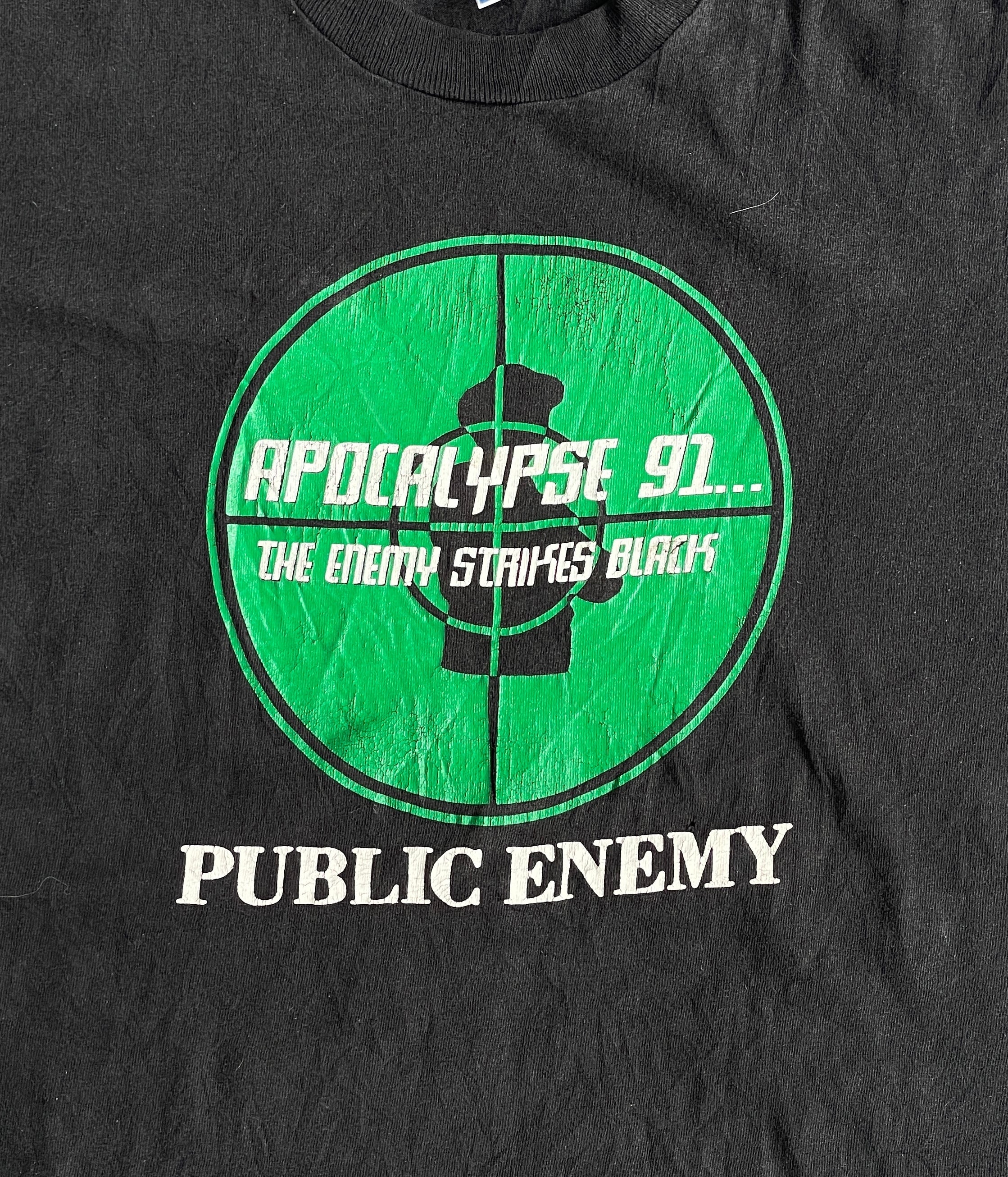 Vintage 90's XL artist T-shirt -Public Enemy- | BEGGARS BANQUET