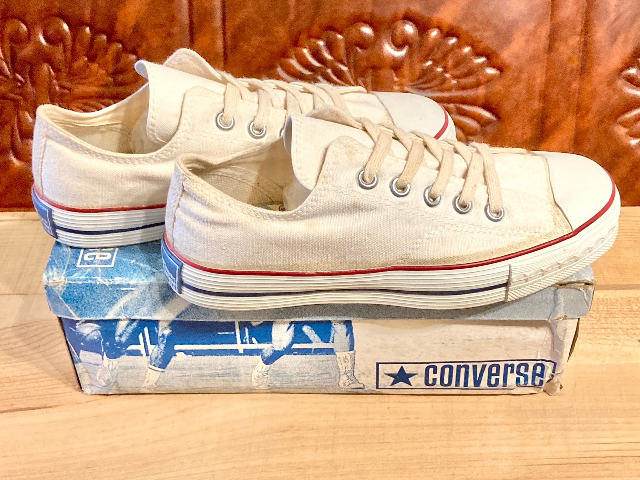 CONVERSE(コンバース) COACH(コーチ)生成り 4 23cm USA 70s