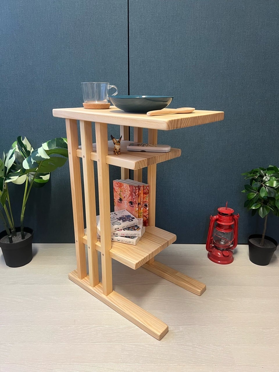 【送料無料】 ローテーブル 丸形 80cm パイン ナチュラル 折りたたみ脚