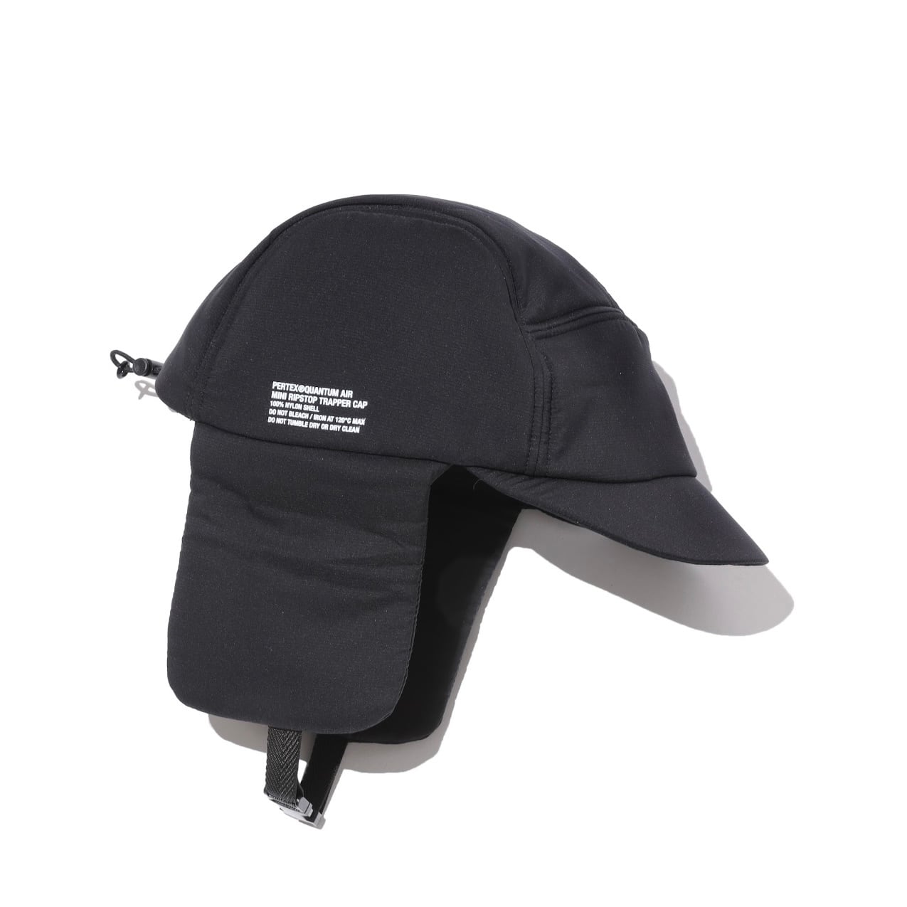 PERTEX® AIR MINI RIPSTOP TRAPPER CAP FreshService / PERTEX® QUANTUM AIR MINI RIPSTOP TRAPPER CAP［BLACK