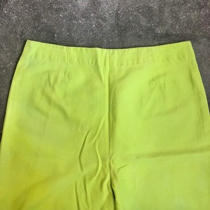 60's green short pants