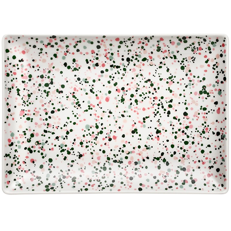 数量限定》ヘレ A4 プレート ピンクグリーン［ iittala ］ | REAL