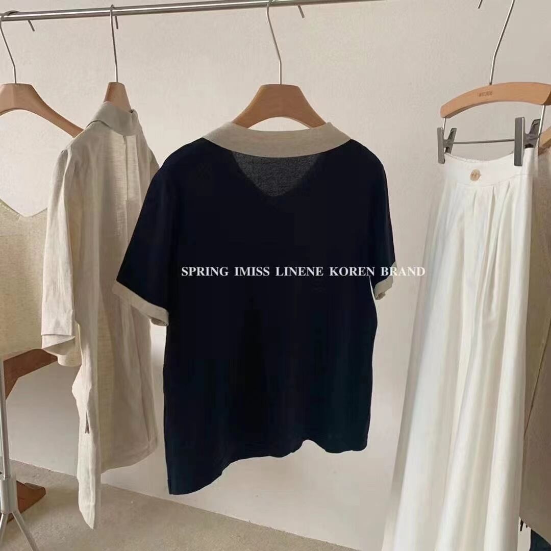 配色カーディガン　AJ2205-664