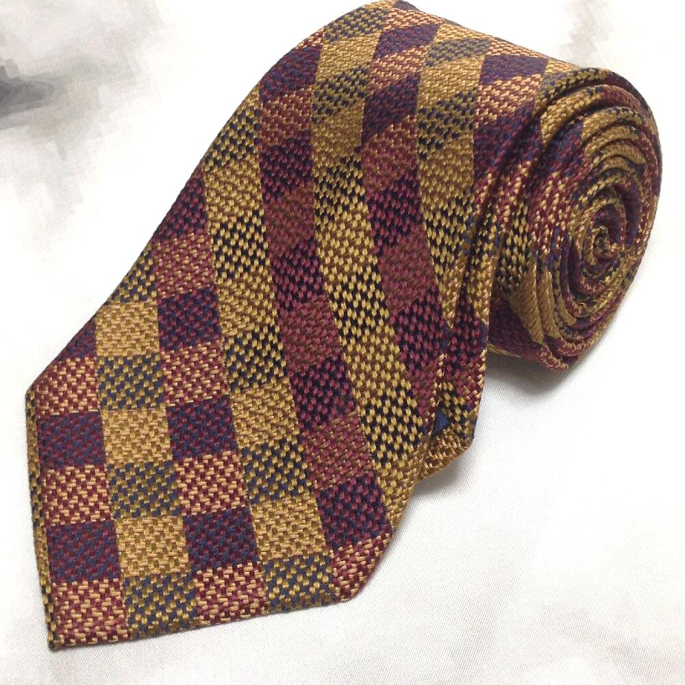イタリア製 90s BURBERRY バーバリー ネクタイ ノバチェック グリーン