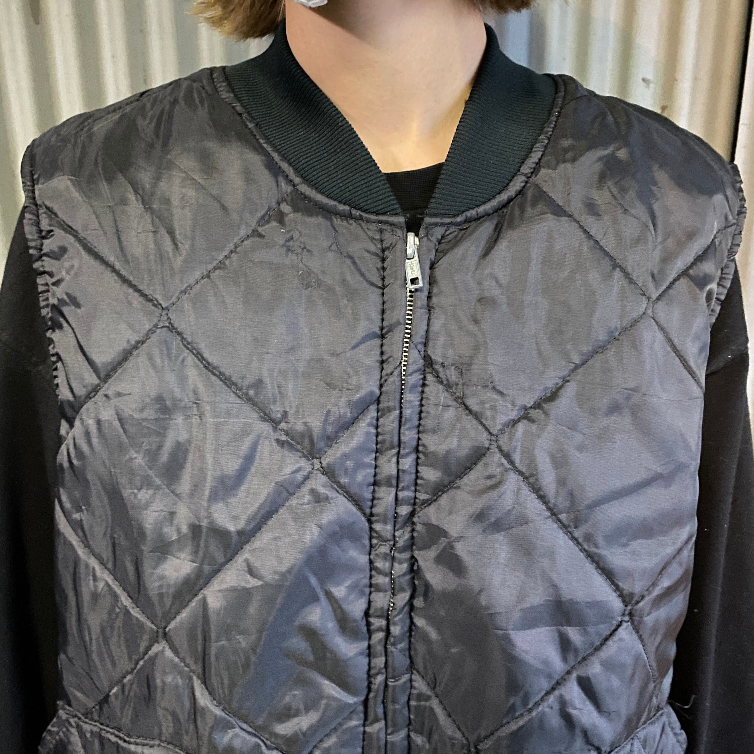USA製 80年代 BIG SMITH ビッグスミス キルティングベスト メンズL 