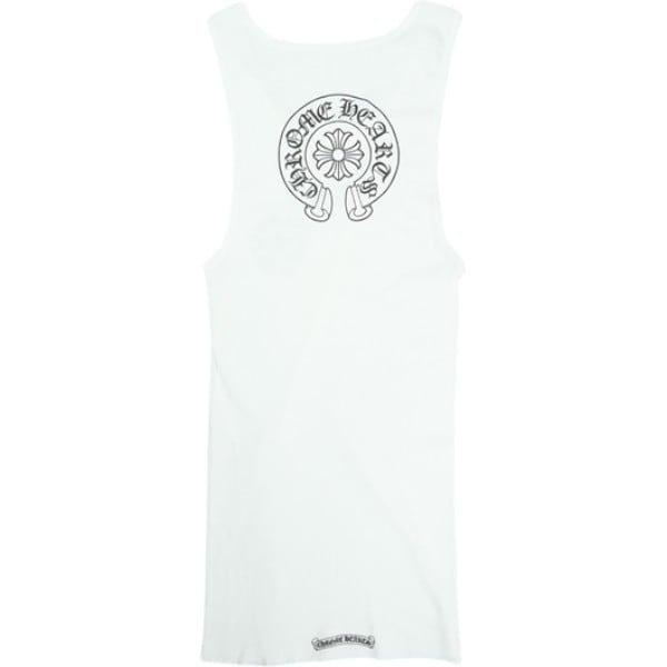 Size【M】 CHROME HEARTS クロム・ハーツ HORSESHOE RIB TANKTOP WHITE