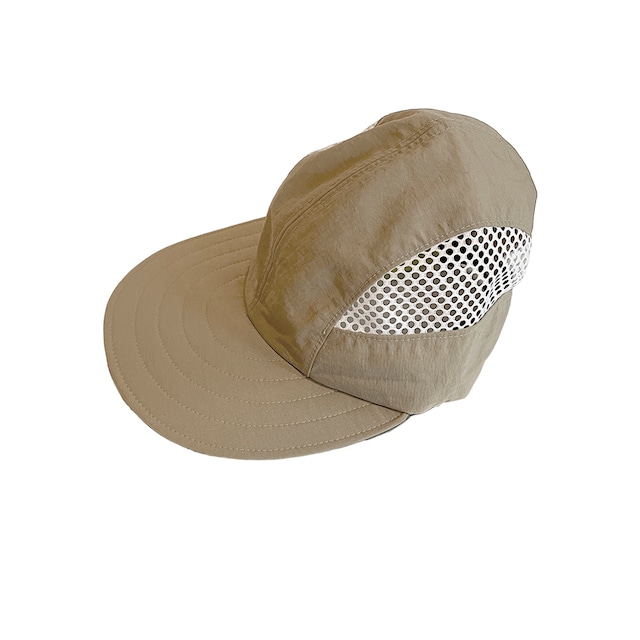 Manager In Training | Supplex nylon mesh sports cap | Beige ( No Strap)