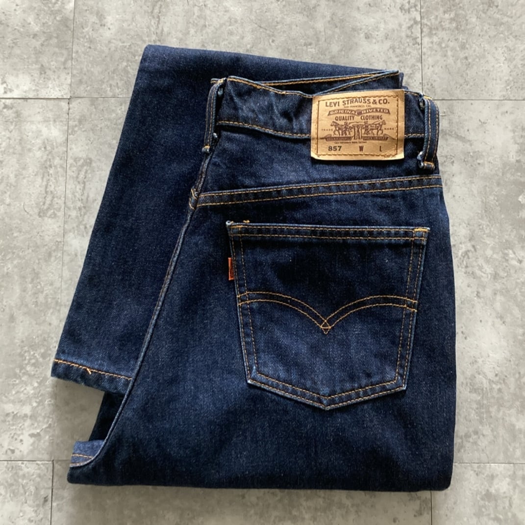 W31】90's Levis 857 リーバイス LVC ボタン裏刻印J09 JAPAN製 日本製
