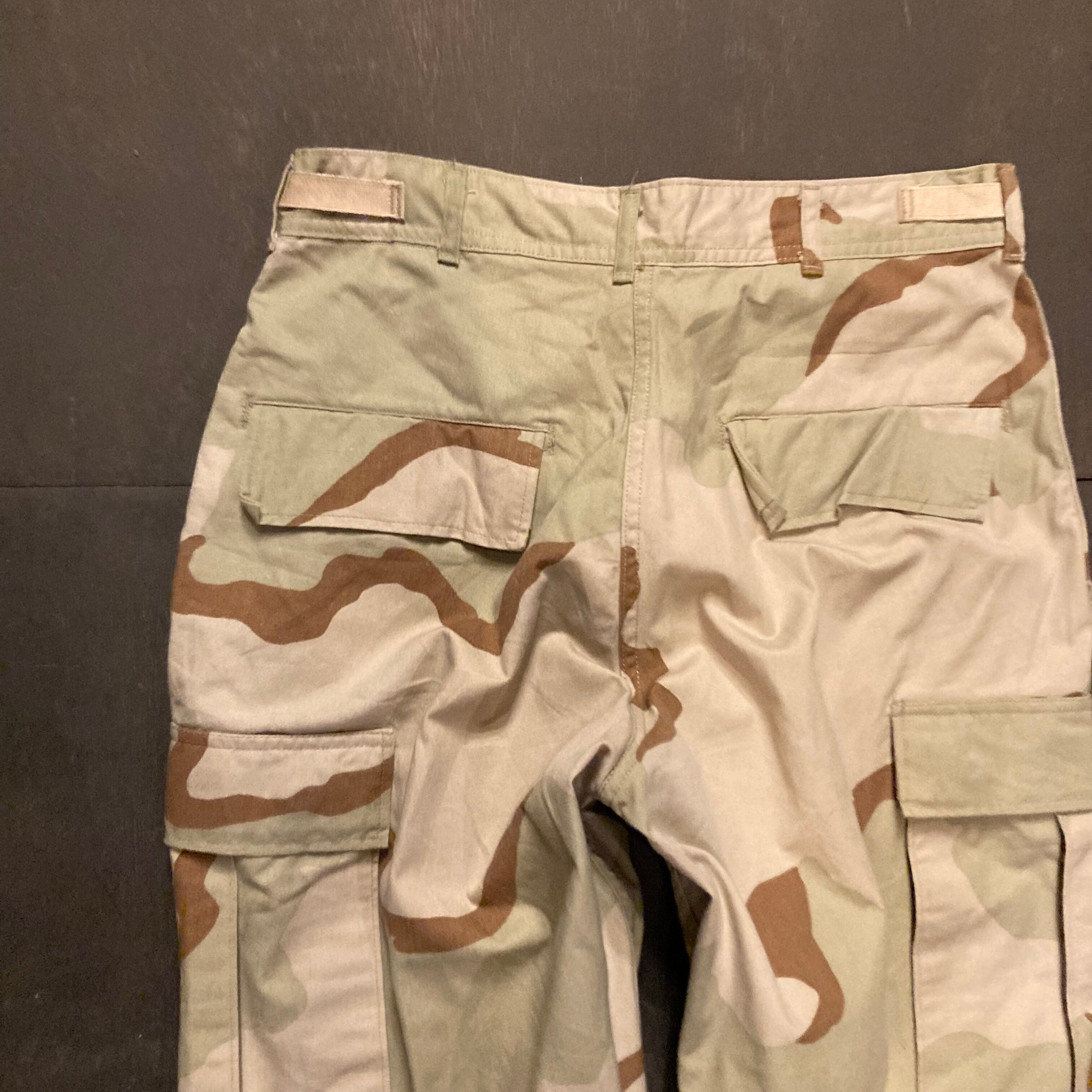90s US Army 米軍 実物 3C デザートカモ 迷彩 カーゴパンツ リップス