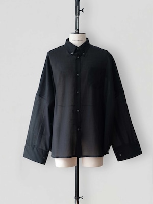 SHINYA KOZUKA | GIANT SHIRT (BLACK)