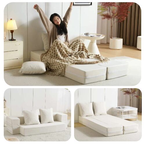 折りたたみ ソファベッド 座椅子 幅103cm 2人掛け ソファ