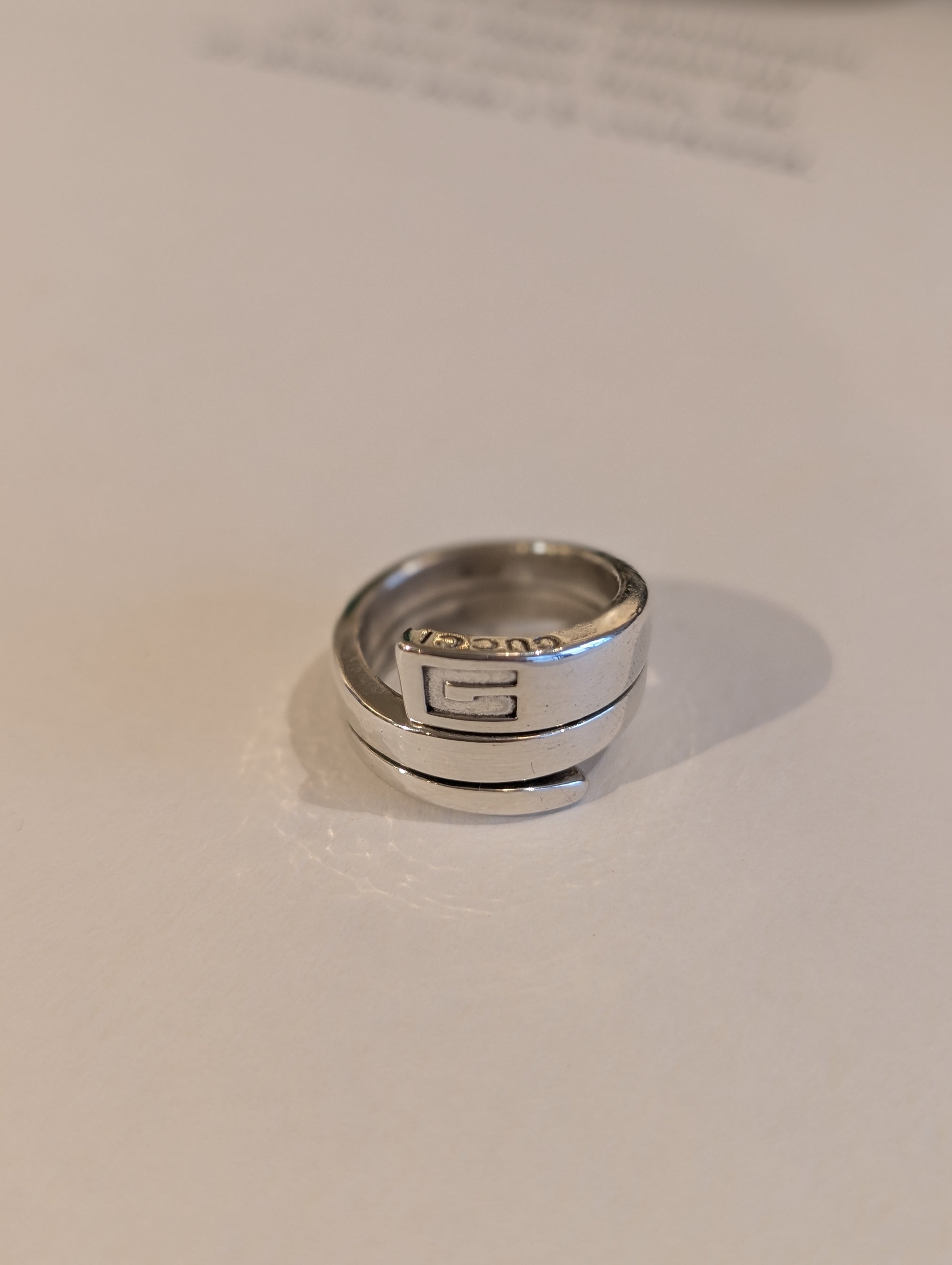 GUCCI Spiral Ring 10号 | INNAMORATA