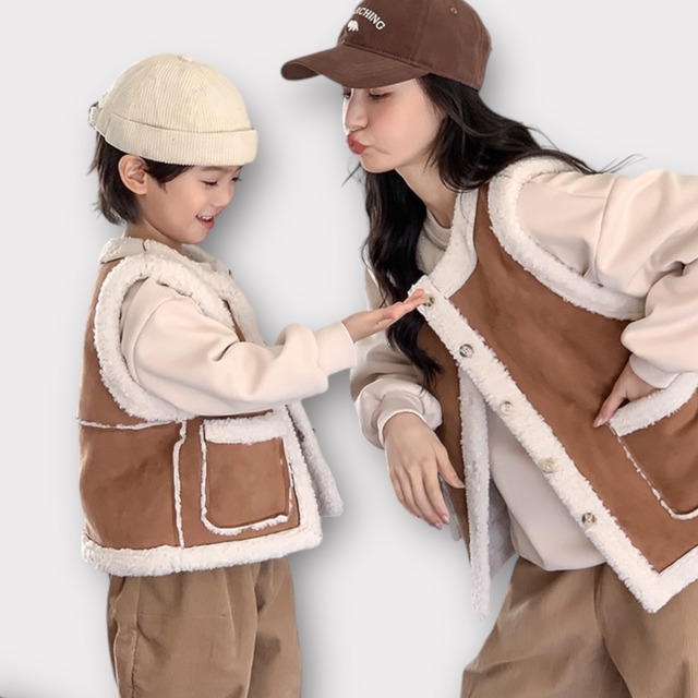 mouton vest -baby&kids-