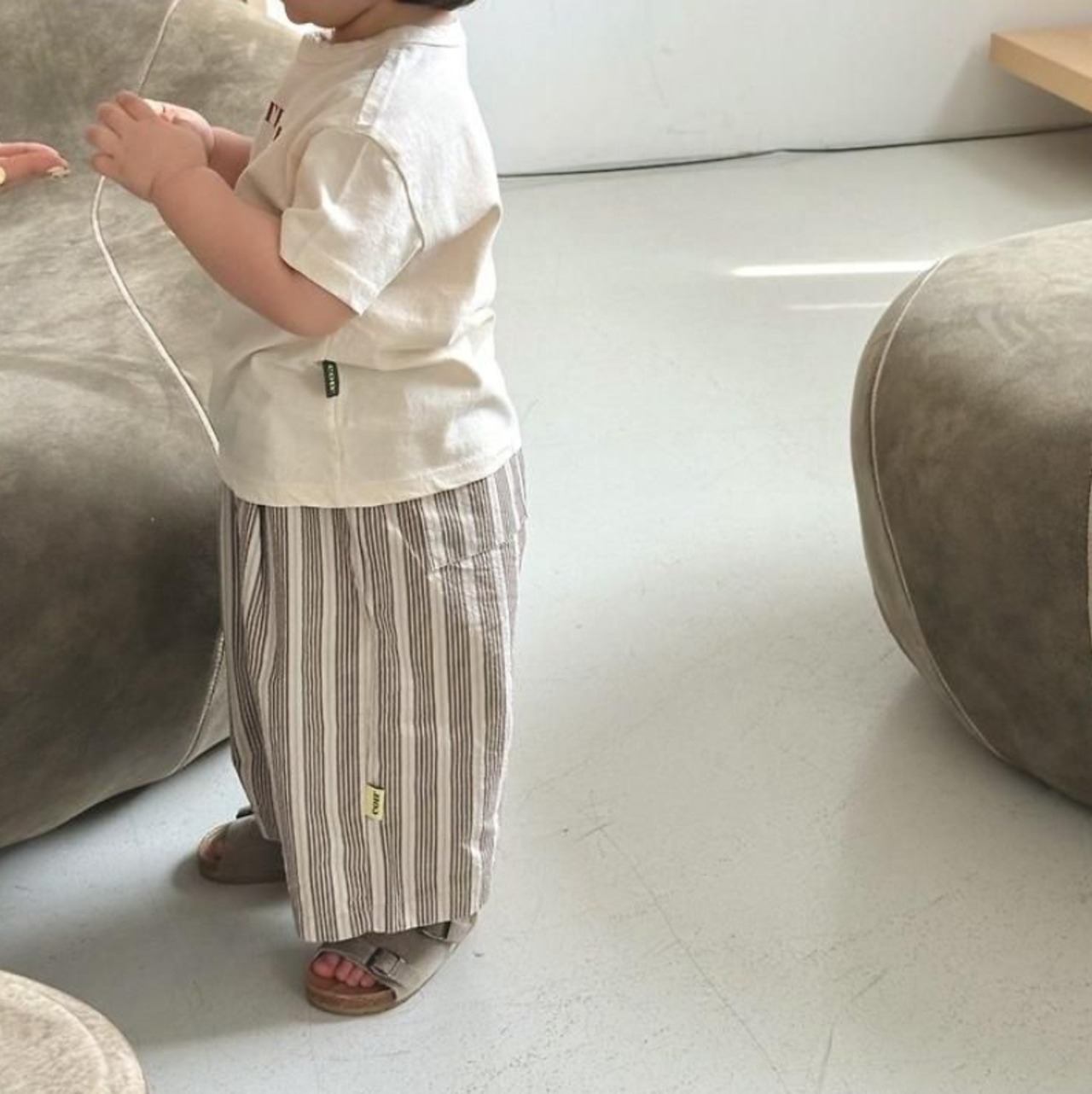 【取寄/韓国直送】CON 26/SM モードストライプパンツ｜夏服｜韓国子供服