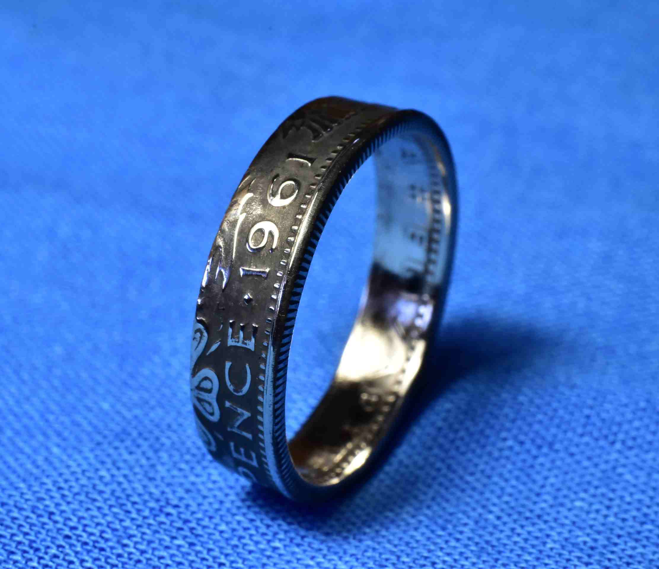 幸せを呼ぶコイン6ペンスで指輪お作りします | type2rings