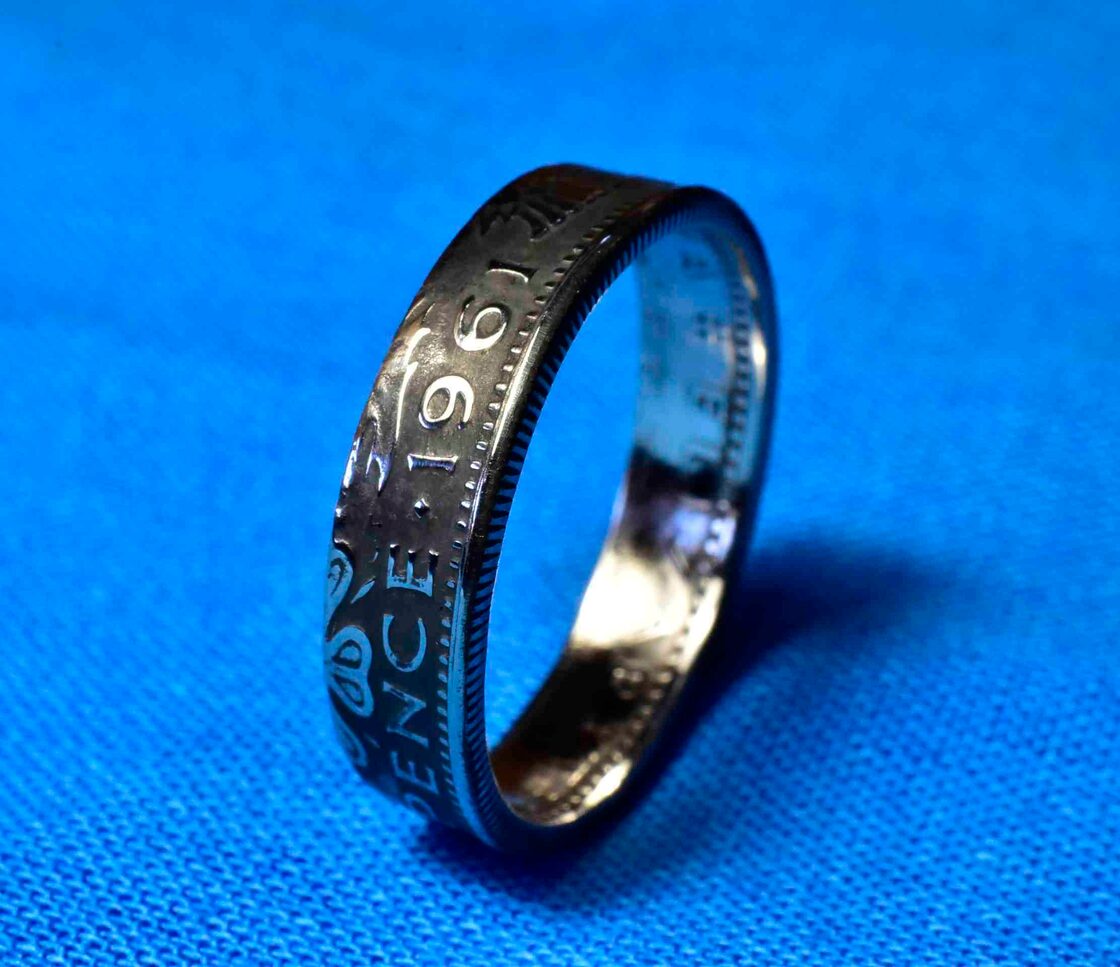 幸せを呼ぶコイン6ペンスで指輪お作りします | Pay ID