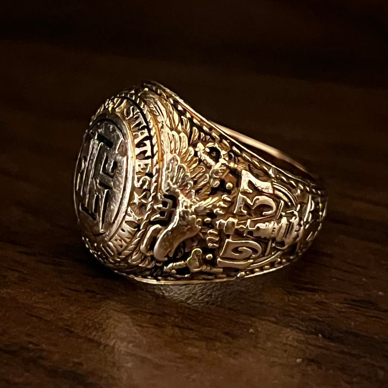VINTAGE TIFFANY & CO. United States Naval Academy 1937 Class Ring