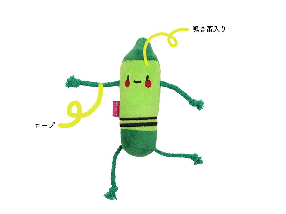 crayon toy / ペット 犬 おもちゃ 噛む 音が鳴る ロープ 知育玩具 鳴き笛入り 可愛い わんちゃん おもちゃ ストレス解消 韓国 ペット用品 toy18