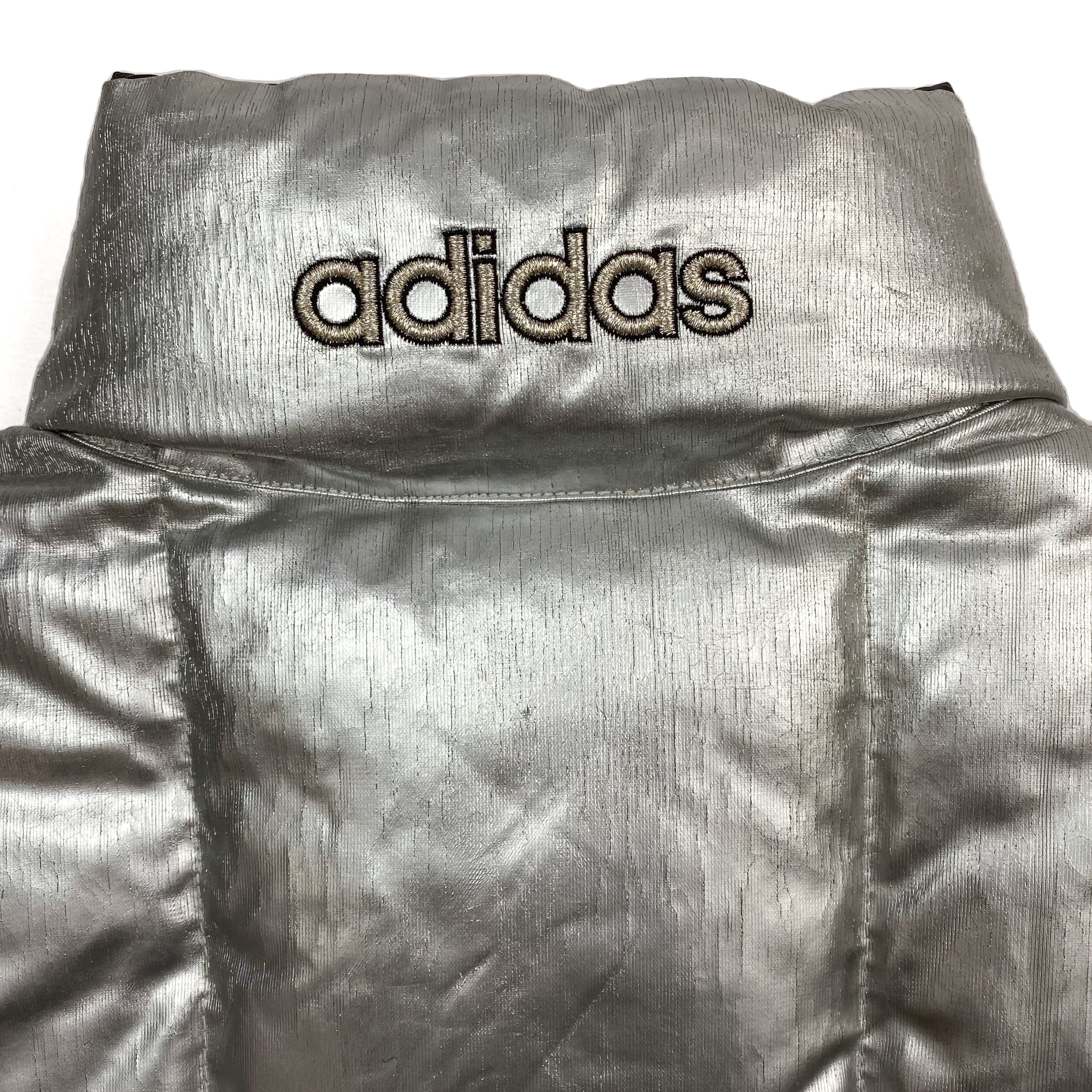 入手困難❗️90's デサント製 銀タグ adidas ベロア ダウンジャケット