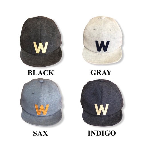【WEIRDO】ウィアード W - CAP アンパイアキャップ (BLACK, GRAY, SAX, INDIGO)
