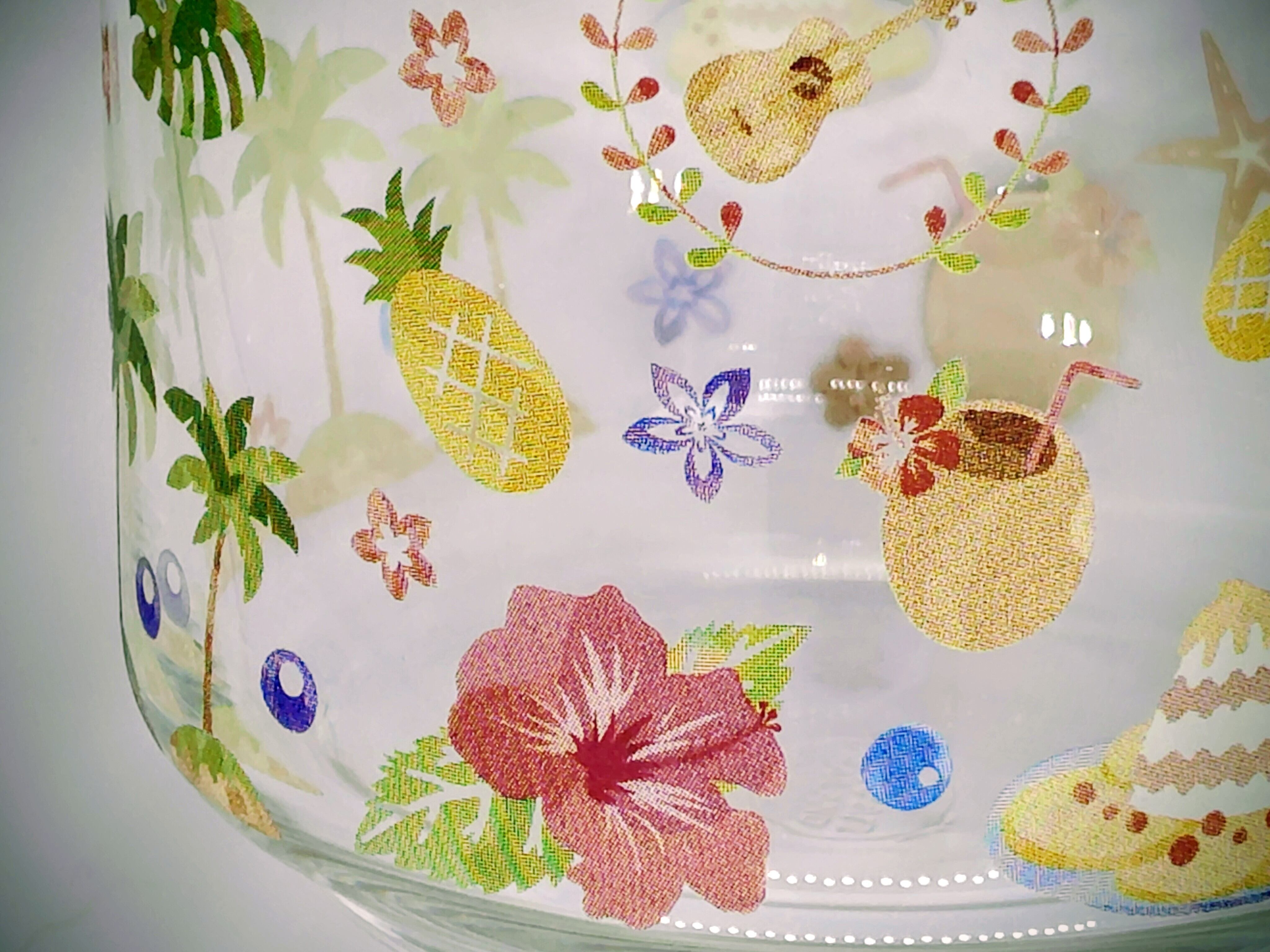 ポーセラーツ転写紙 ガラス用 ハワイアン A5タイプ