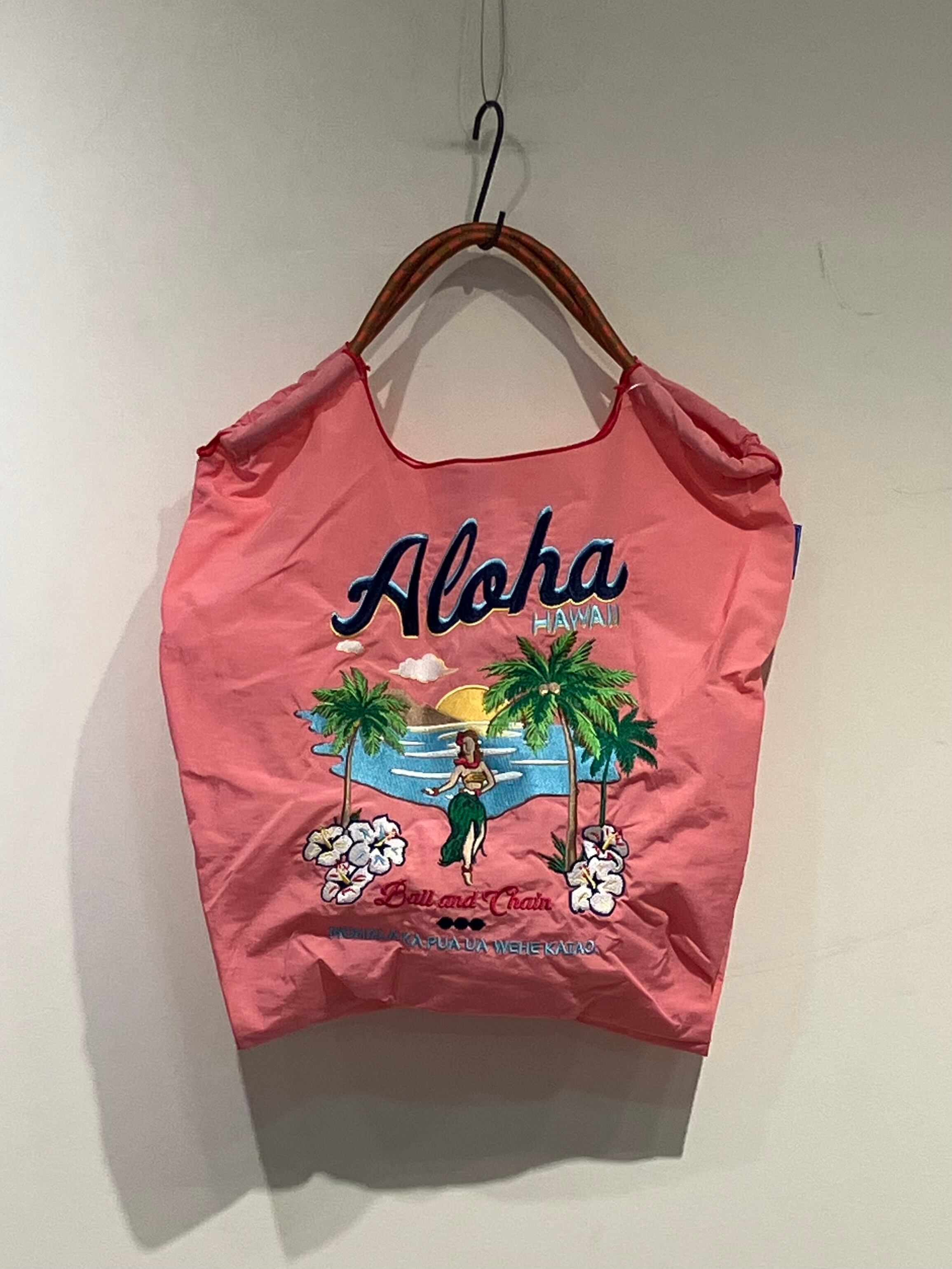 Ball&Chain ショッピングバッグ M size【ALOHA】