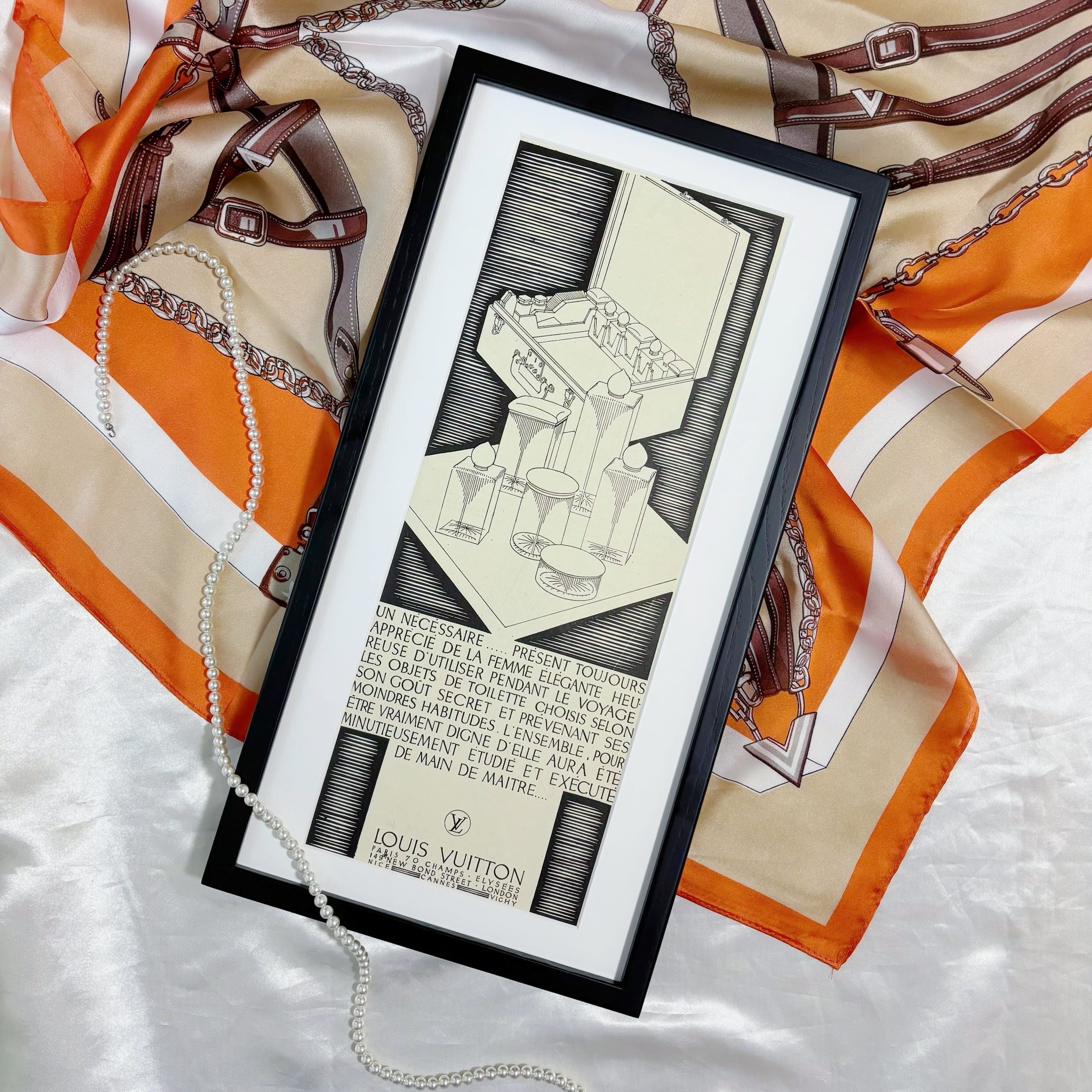 1931 広告＞ Louis Vuitton ルイ・ヴィトン ポスター ヴィンテージ