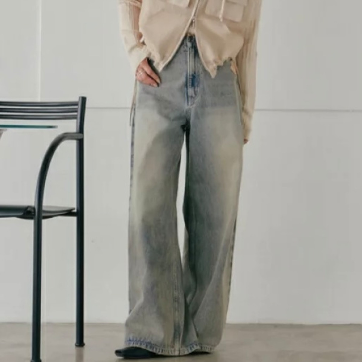 Hella】cut off denim | LASHIC