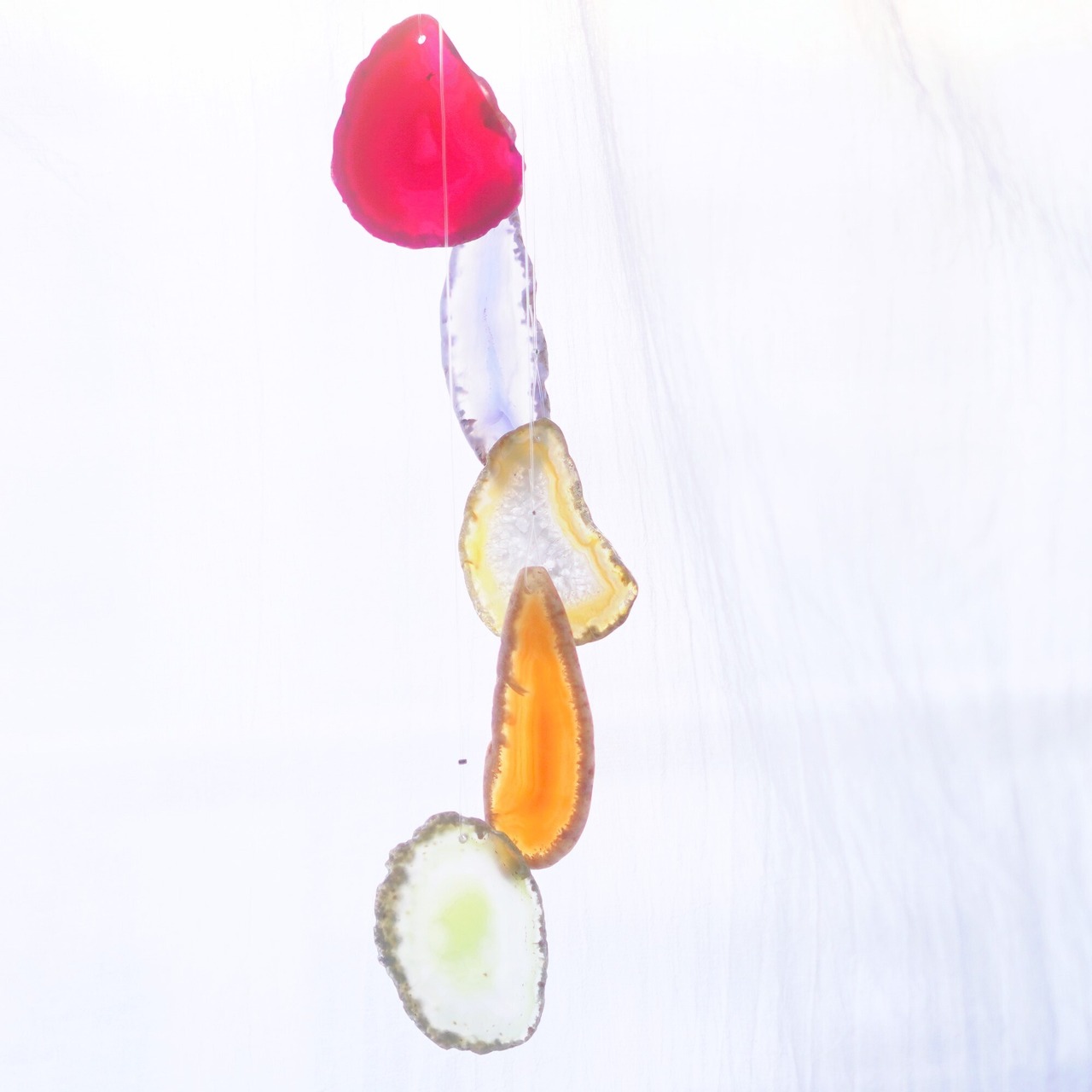 Treasure Pieces - アゲートヒーリングチャイム / Agate Sun Catcher Wind Chime 225