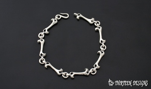 THIRTEENDESIGNS サーティーンデザインズ BB-1S TINY HOLLOW BONE BRACELET