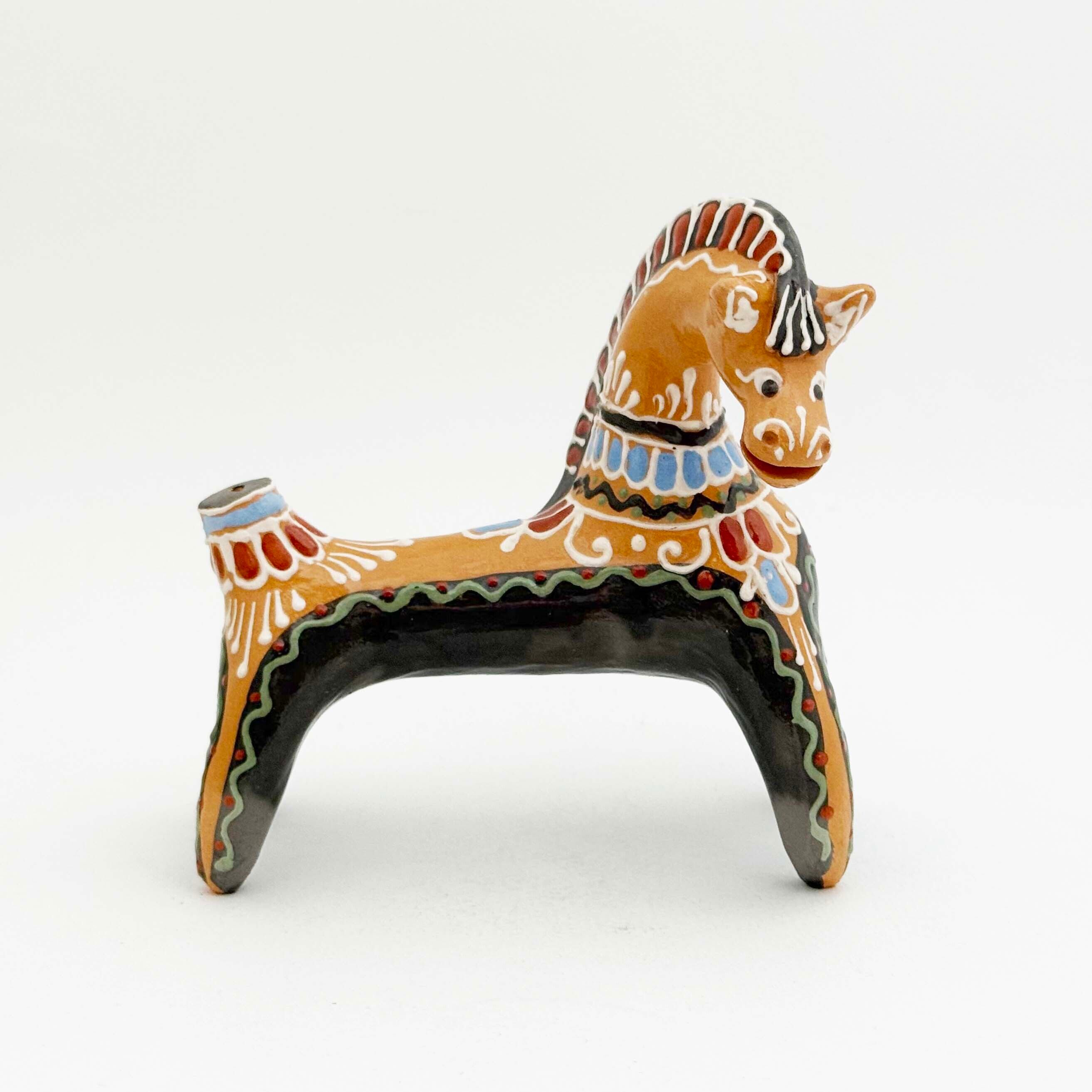 ウクライナ産  オピシュニャ土人形（馬F）