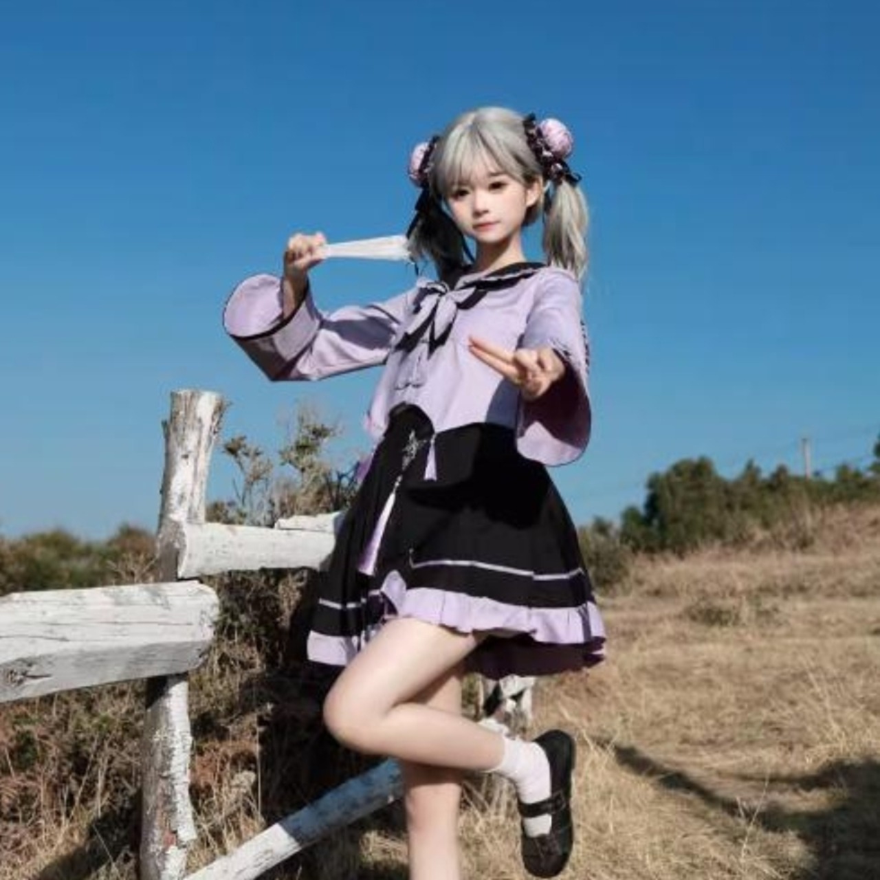 天使と悪魔 サブカル系 ファッション セットアップ セーラー服 ミニ 
