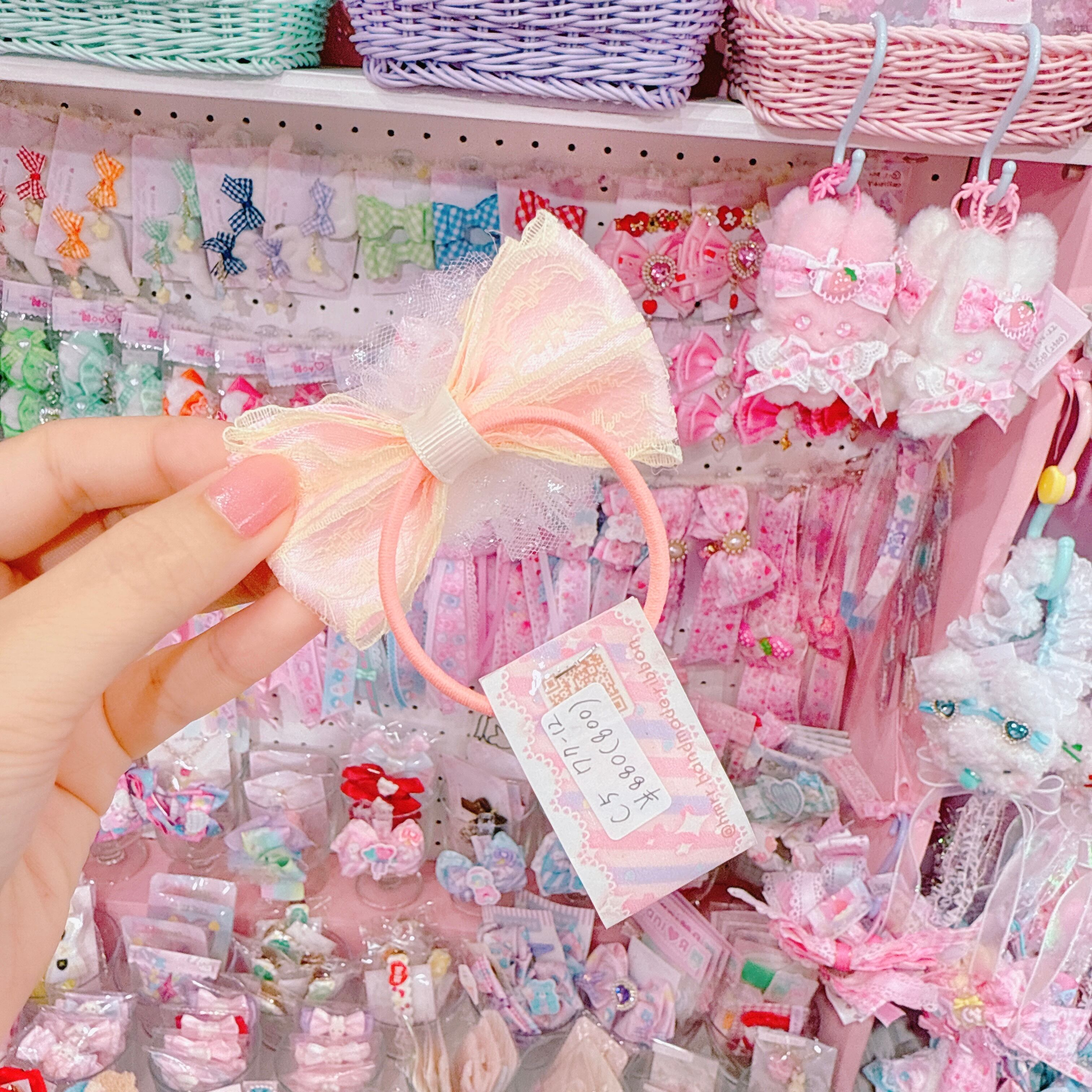 【C5】77-12パーツ付きヘアゴム