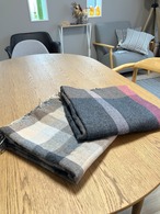 シルケボー アマンダシリーズ ベビーアルパカ (チェックグレー) 130×200