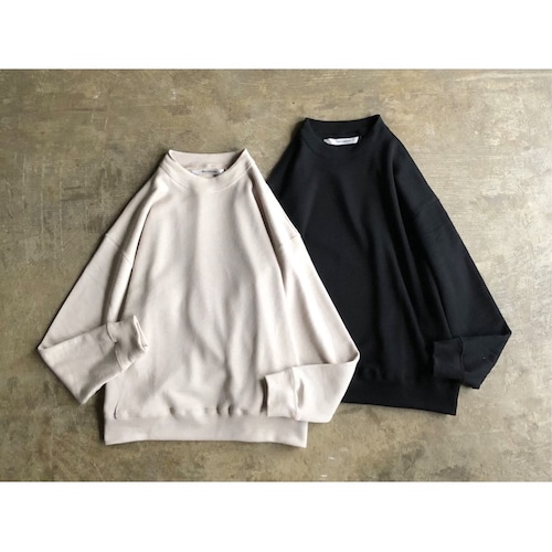 BASISBROEK (バージスブルック) 『NOLLE』Cotton Linen Crew Neck Sweat