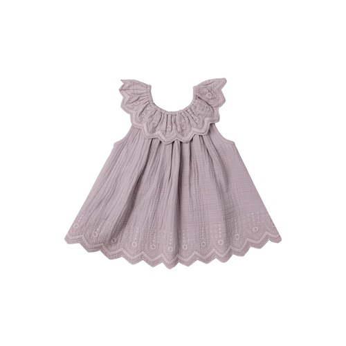 Quincy Mae(クインシーメイ)/ 24ss ISLA DRESS / LAVENDER / 12-18m・18-24m・2-3Y