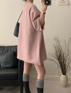 【新作5%OFF・3日間】Unique Over-fit Long Tops_5colors