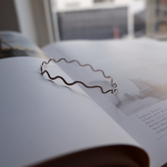 オランダの波のバングル (zon-60)