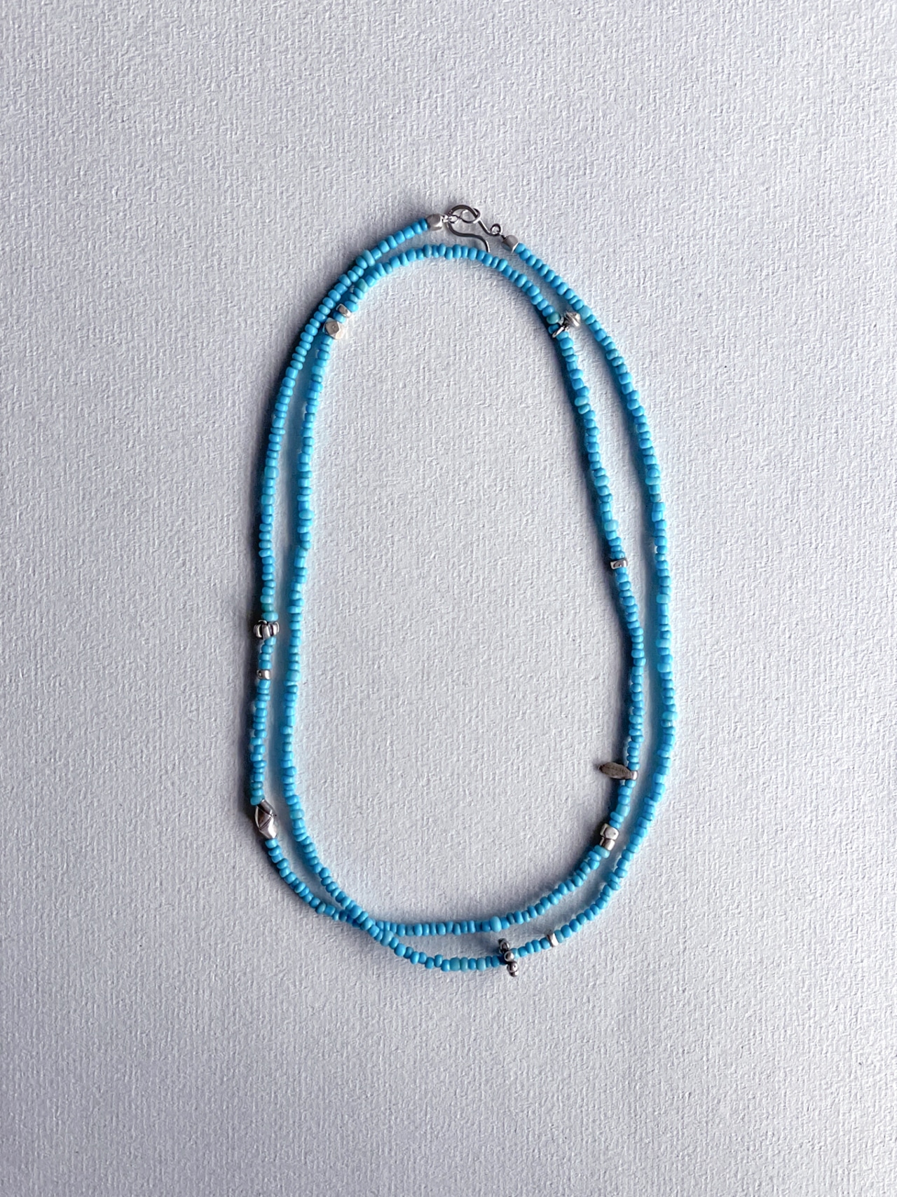 tay original／Beads long necklace（beads×silver）