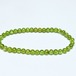 ペリドット ブレスレット 5mm メール便可 一点物 111-50561