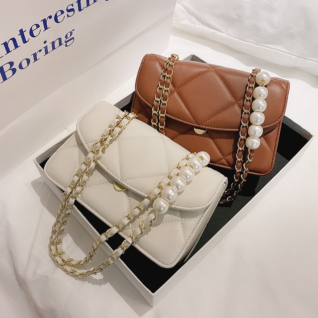 チェーンスモールバッグウィメンズバッグ2020人気のトレンディなオールマッチショルダーバッグネットレッドメッセンジャースモールスクエアバッグ 手作りハンドバック73327129778