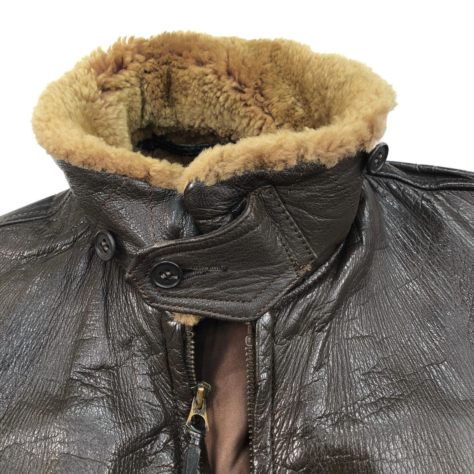 U.S.NAVY 40年代 G-1 フライトジャケット レザージャケット WILLIS