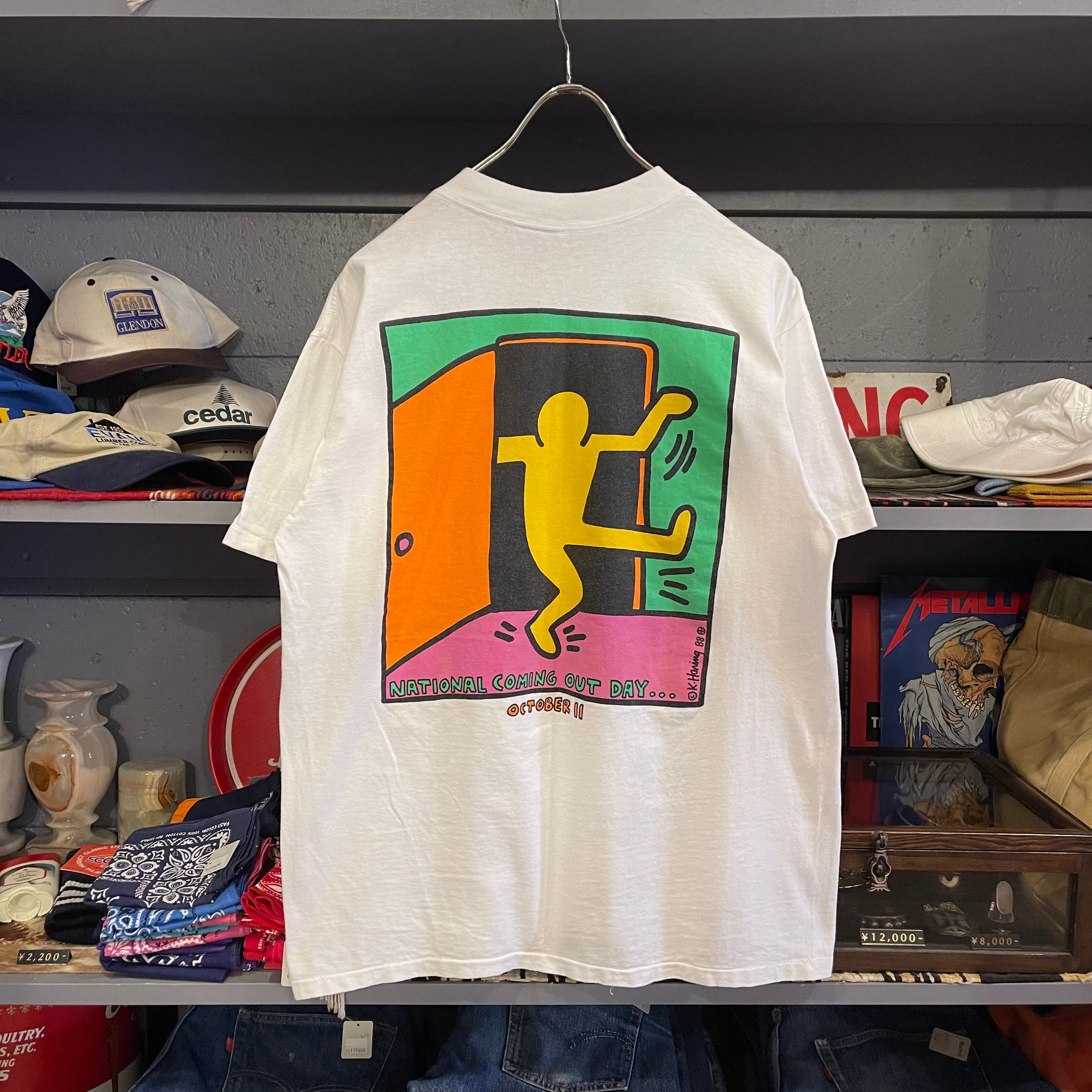 1990年代　ビンテージ　keith haring  キース・ヘリング　Tシャツ
