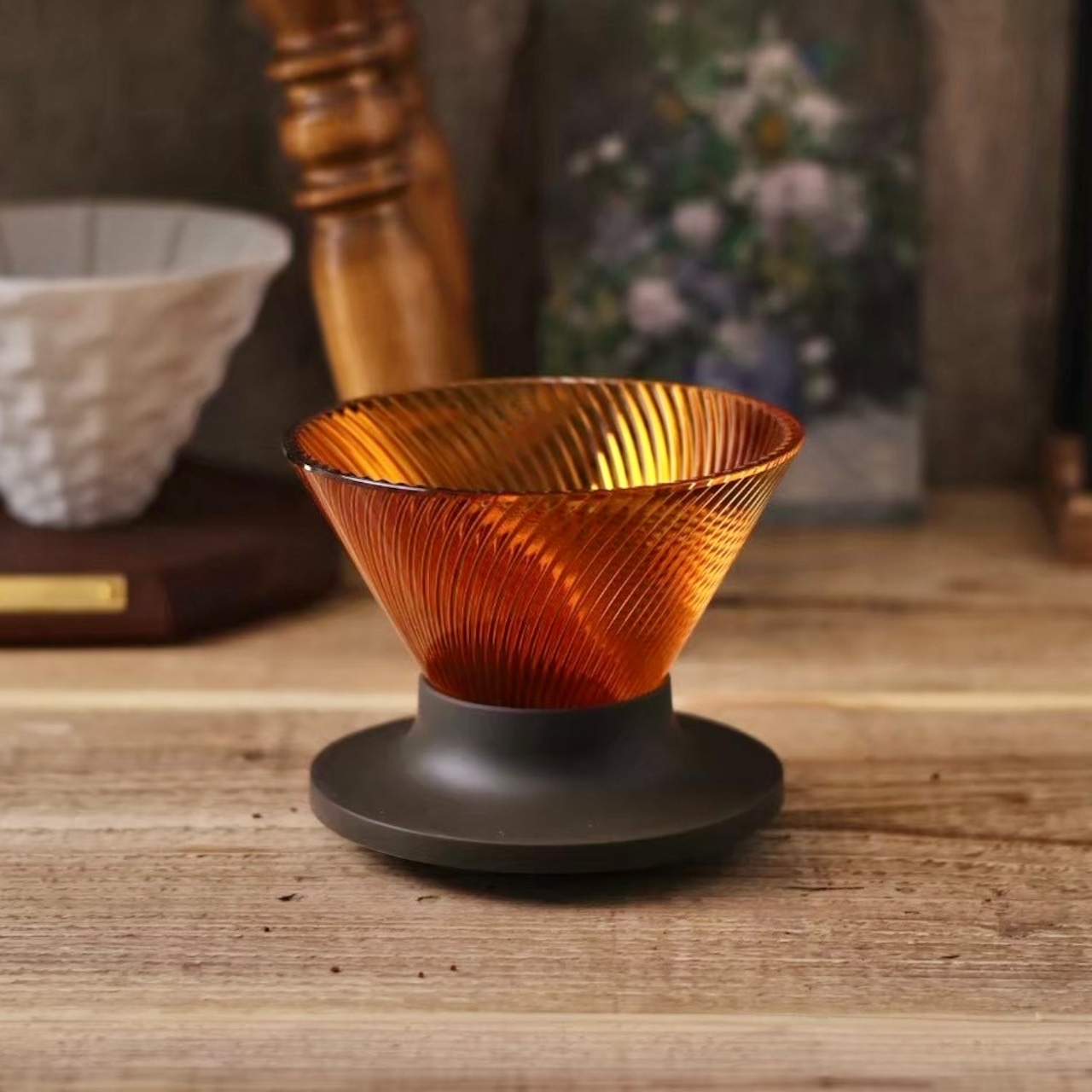 HARIO V60 ドリッパー NEO 01 1〜2杯用 アンバー