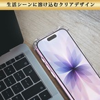 Hy+ iPhone17 対応 米軍MIL規格 クリア TPU ソフト 耐衝撃 透明 黄ばみ防止 ストラップホール付 スマホケース 透明クリア