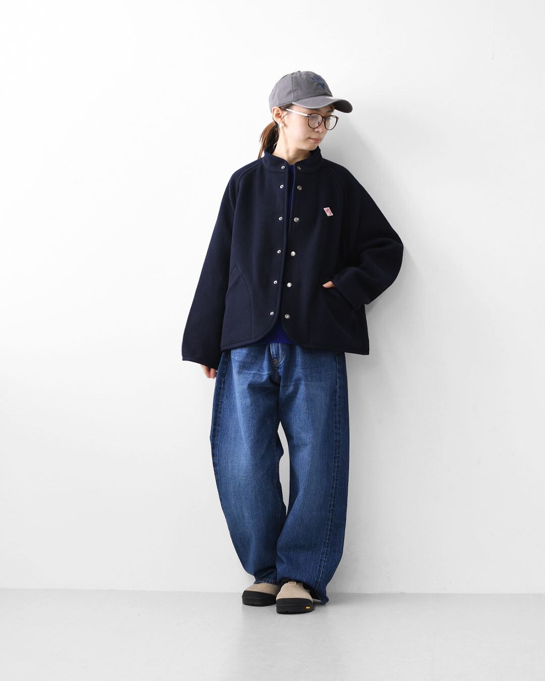 DANTON [ダントン] W WOOL LIGHT PILE STANDCOLLAR JACKET [DT