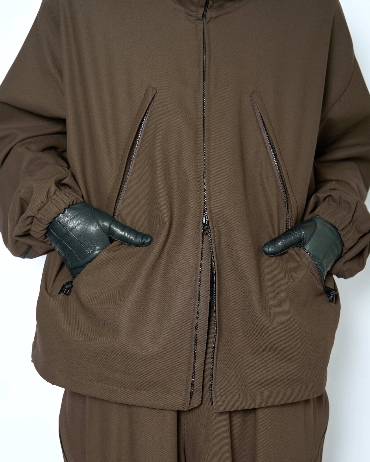 ROTOL "Cotton Serge Ventilated Blouson 〔BROWN〕"