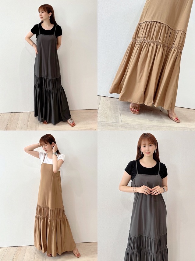 バックオープンキャミワンピース　¥7,800+tax